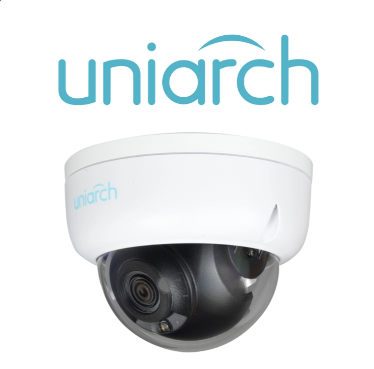 كاميرا Uniarch IPC-D125-PF28 بدقة 5 ميجابكسل وعدسة 2.8mm ورؤية ليلية 30 متر – Uniarch