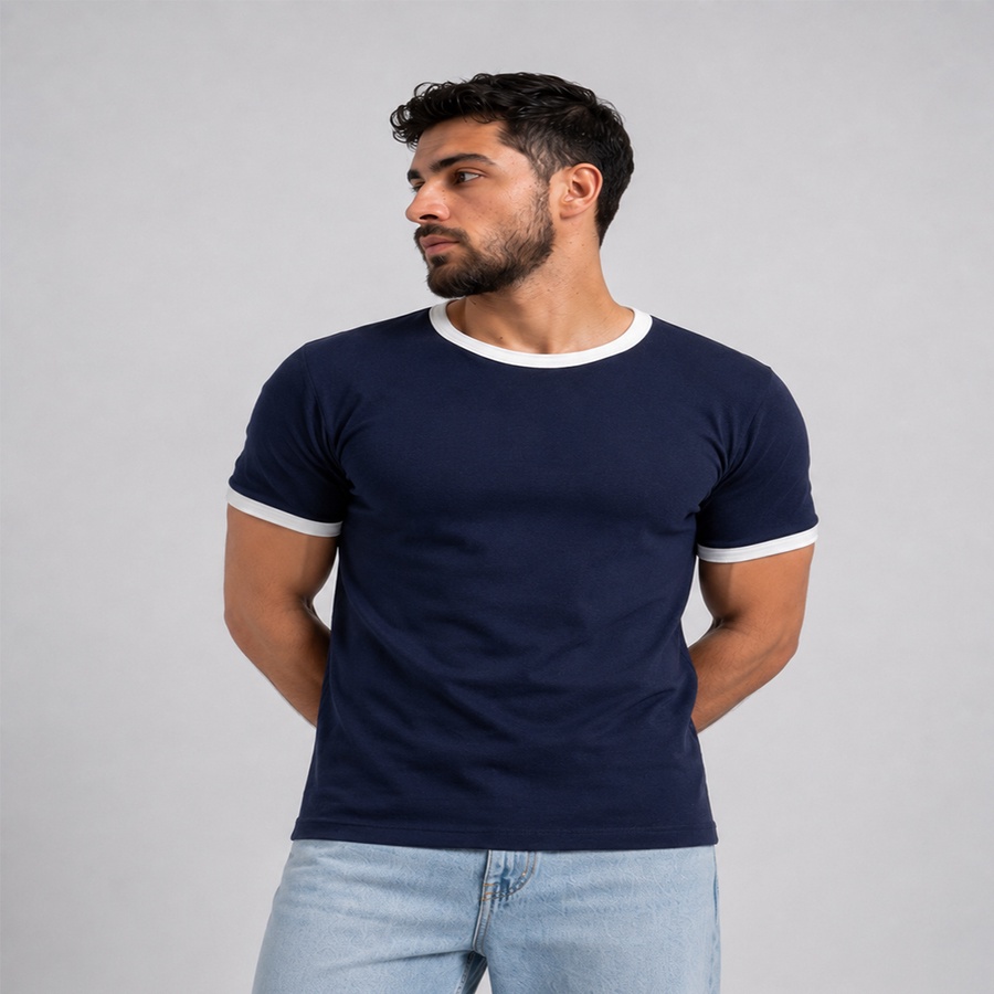 Ringer TEE Navy