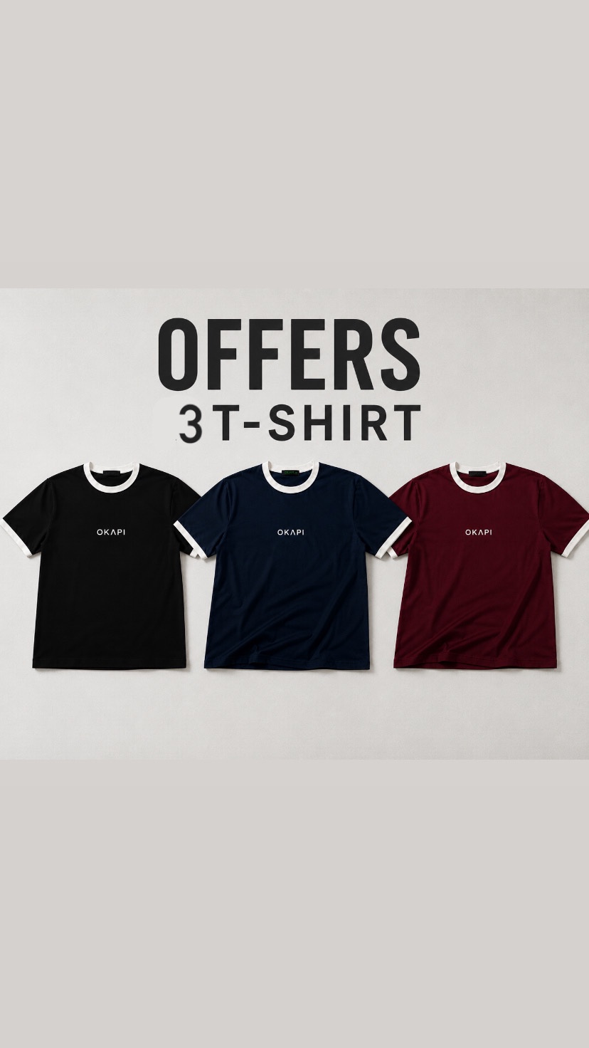 Offers 3 T-shirt Rinjer 