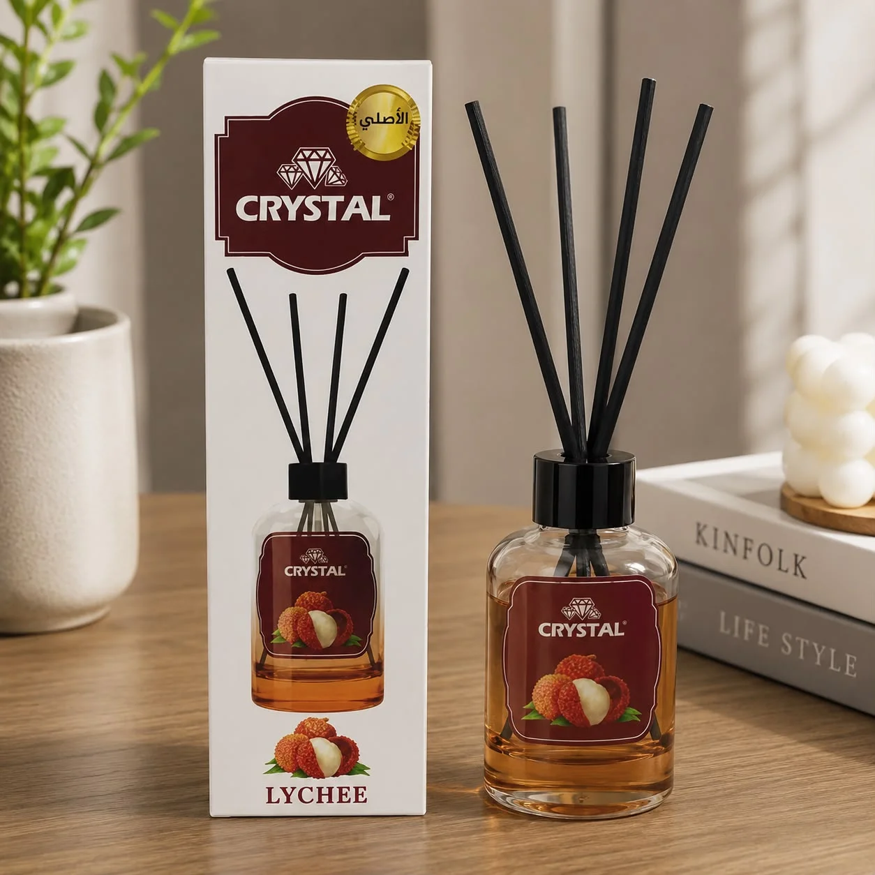 Car Crystal Reed Diffuser 120ml-KRD120