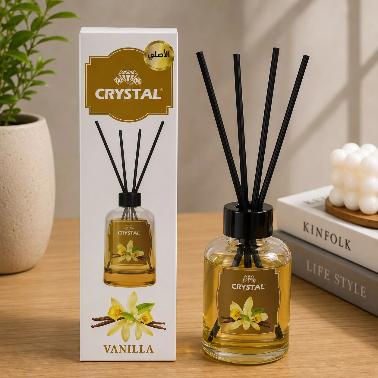 Car Crystal Reed Diffuser 120ml-KRD120