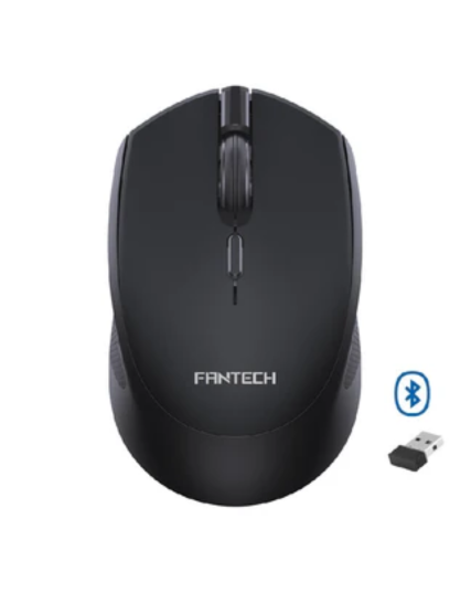 Fantech W190 Dual-Mode Wireless Silent Mouse | 2.4GHz + Bluetooth (Up to 200 Hours)