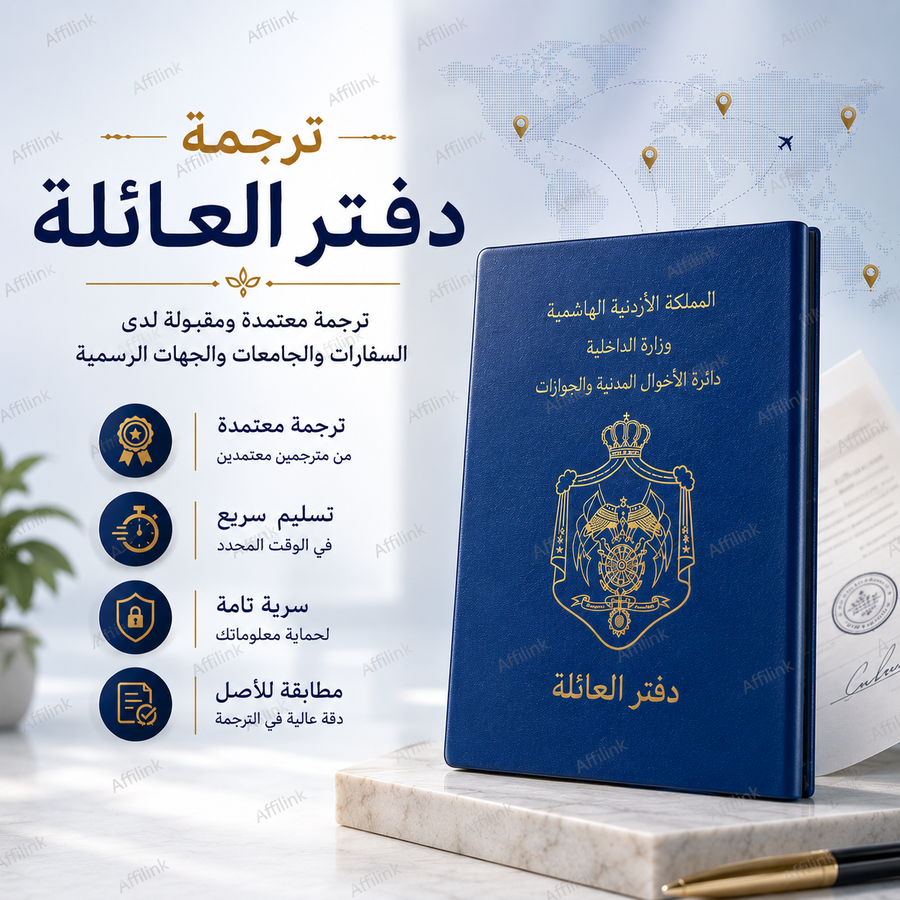 ترجمة دفتر العائلة المعتمدة