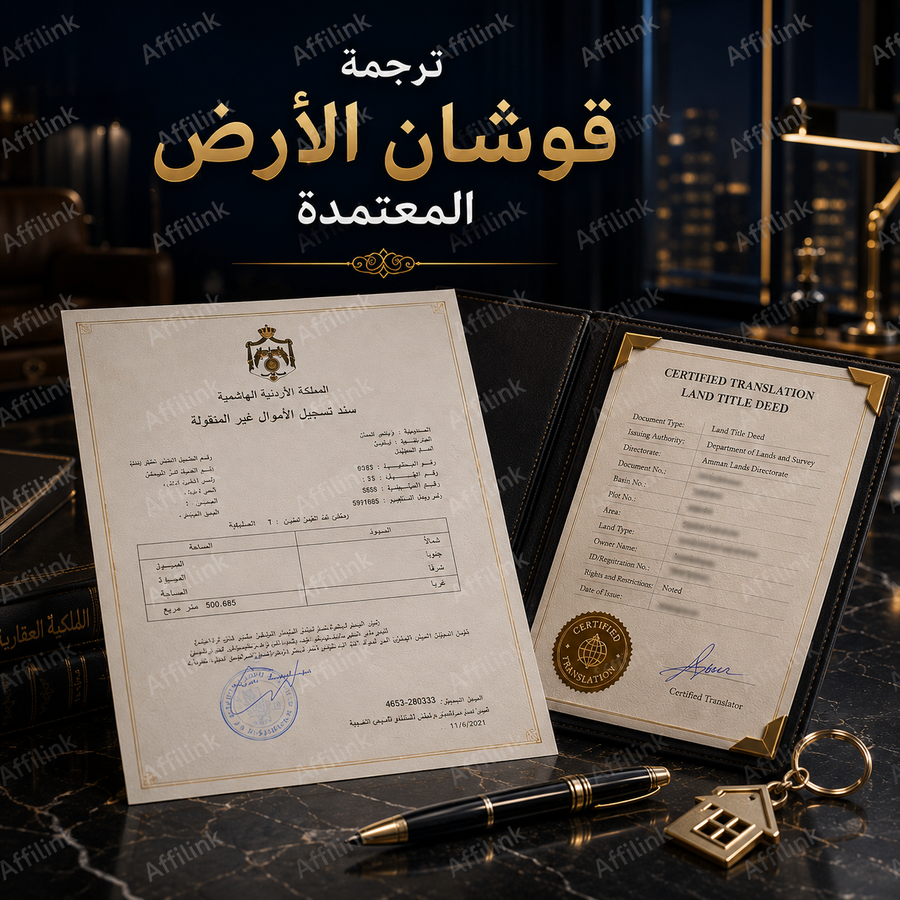 ترجمة قوشان الأرض المعتمدة