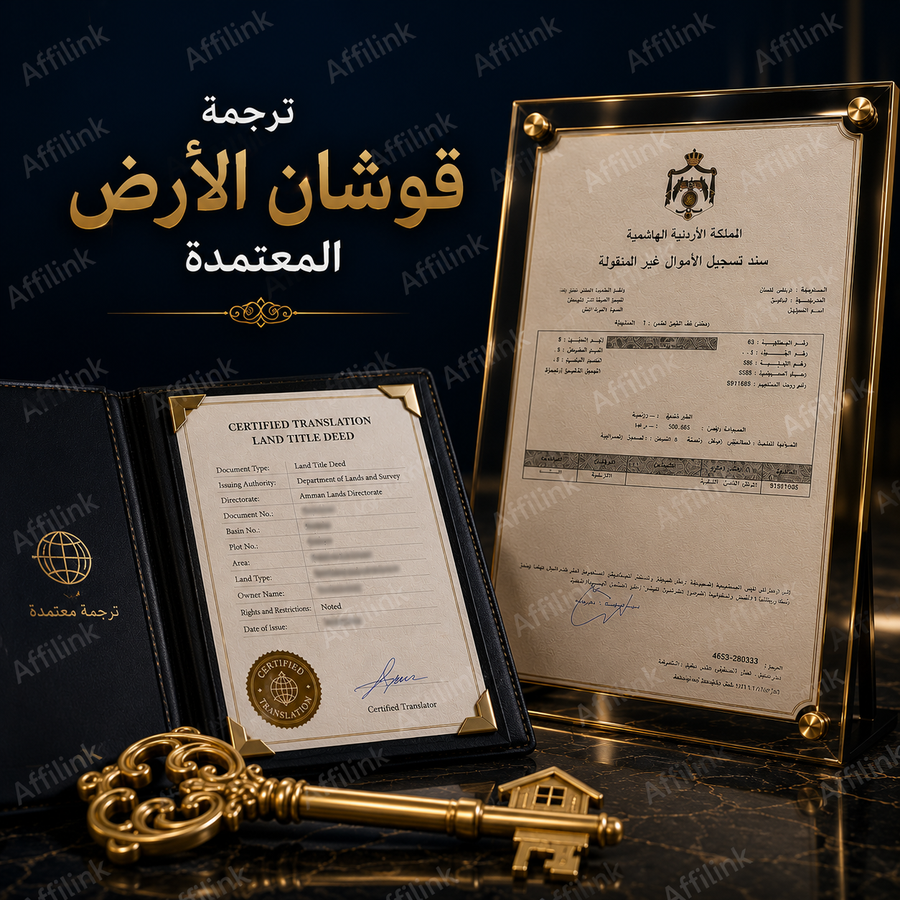 ترجمة قوشان الأرض المعتمدة