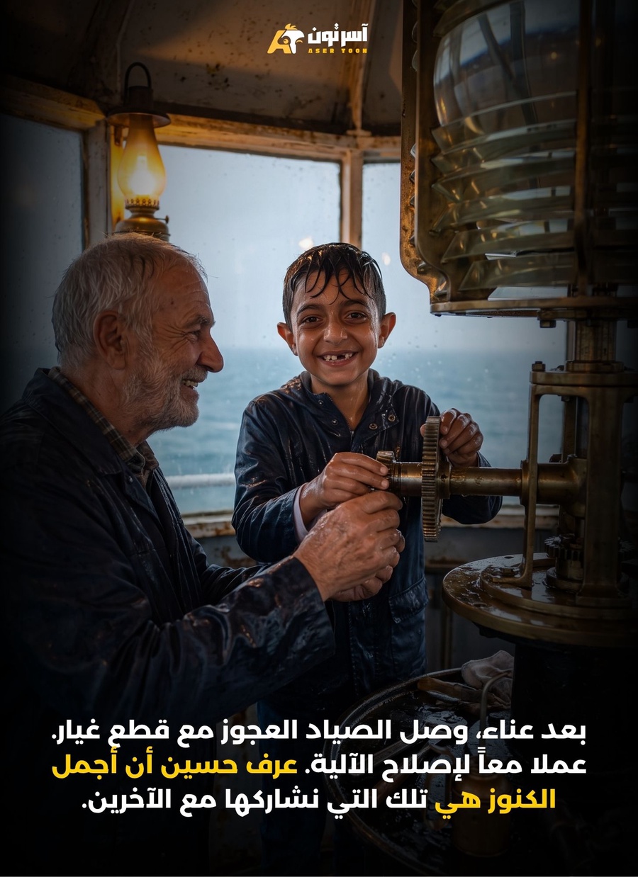 حسين ومفتاح المنارة الضائعة