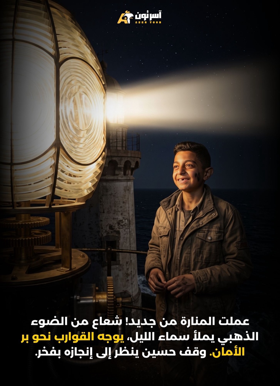 حسين ومفتاح المنارة الضائعة