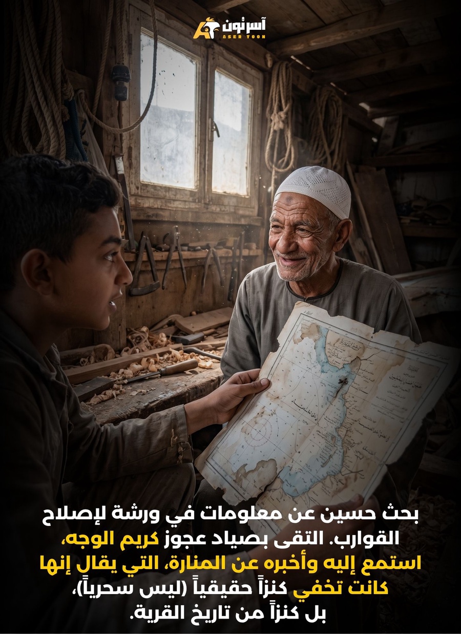حسين ومفتاح المنارة الضائعة