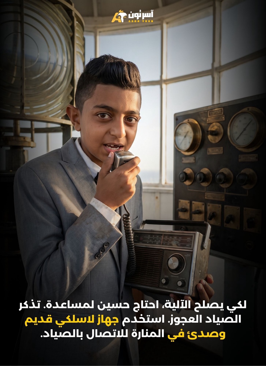 حسين ومفتاح المنارة الضائعة