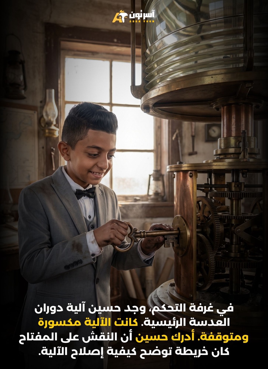 حسين ومفتاح المنارة الضائعة