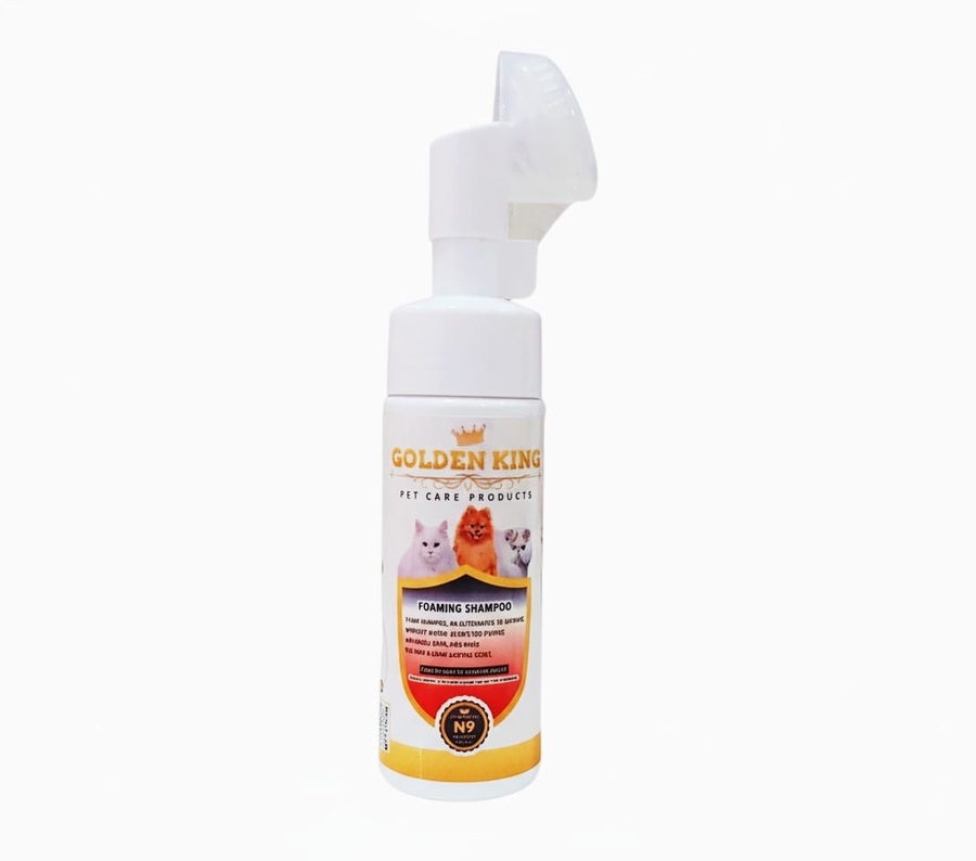 بديل الاستحمام المثالي تنظيف كامل بدون مياه - Golden King N9 Foaming Shampoo