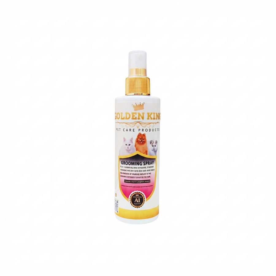 اسبراي لحلّ العقد والتشابك و لمعان - Golden King A1 Grooming Spray