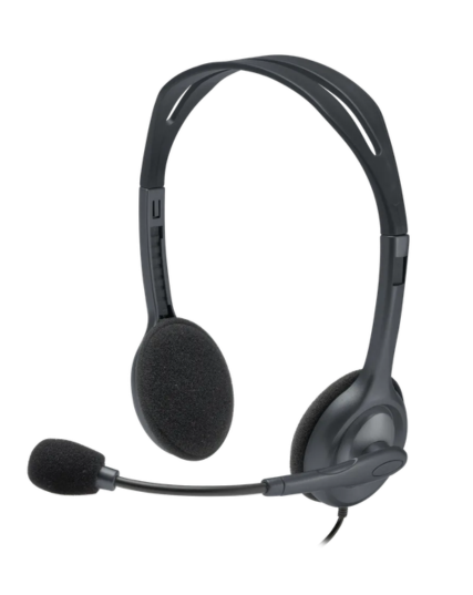 Logitech H111 Wired Stereo Headset | Noise-Canceling Multi-Device Mic