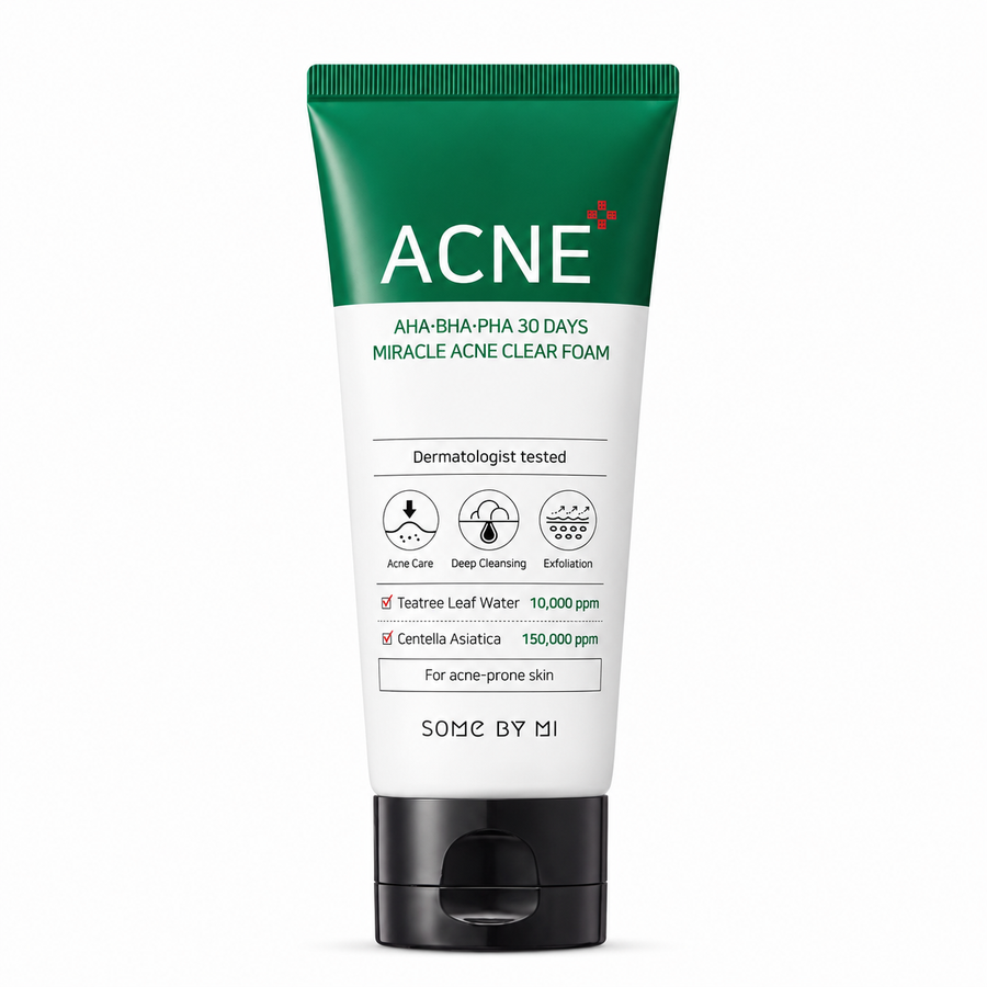 Some By Mi AHA BHA PHA 30 Days Miracle Acne Clear Foam
