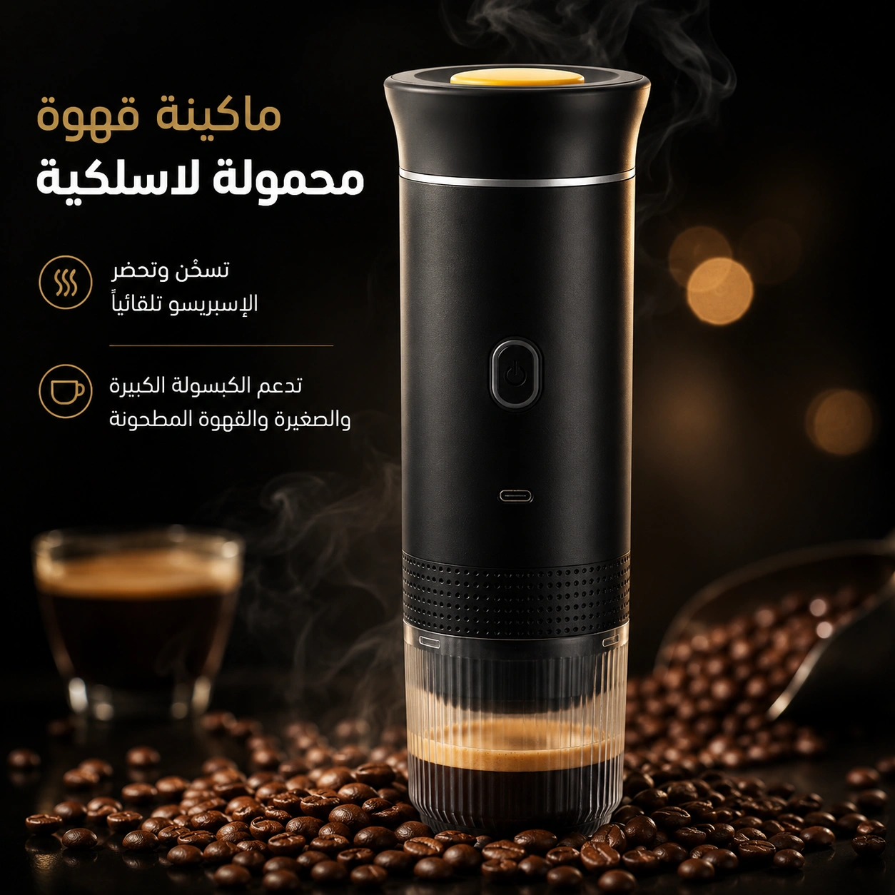 ماكينة القهوة المحمولة
