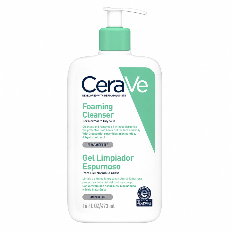 CeraVe Foaming Cleanser for Normal to Oily Skin