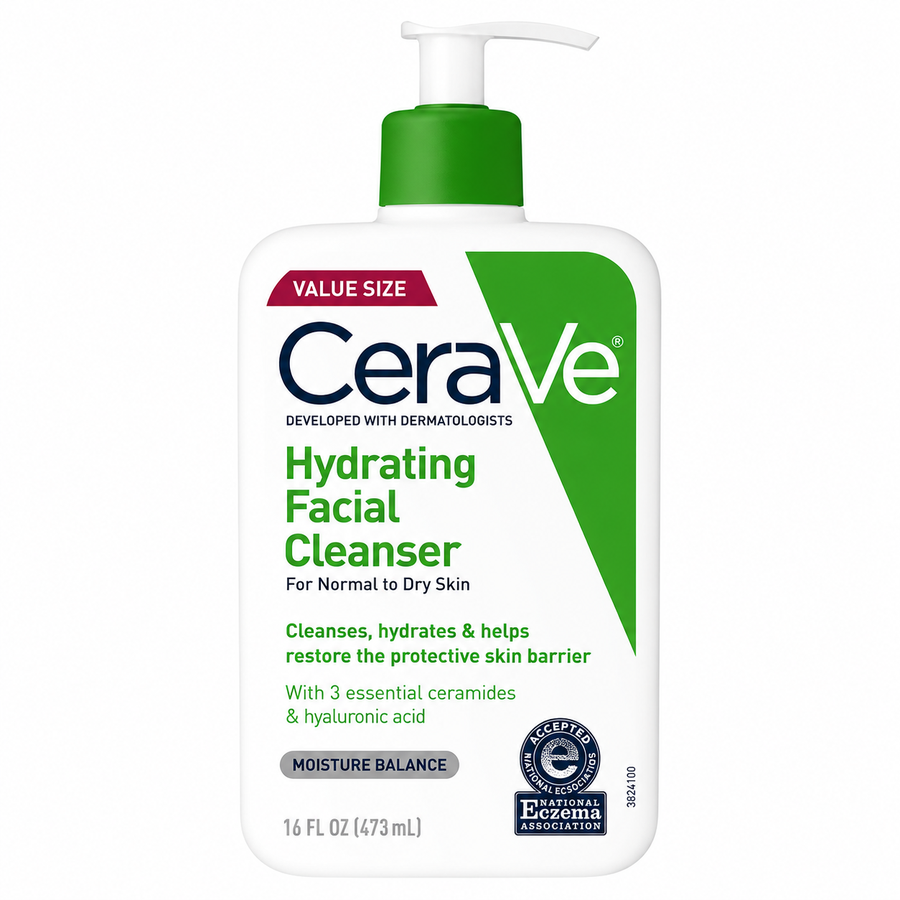 CeraVe Hydrating Facial Cleanser – 355ml