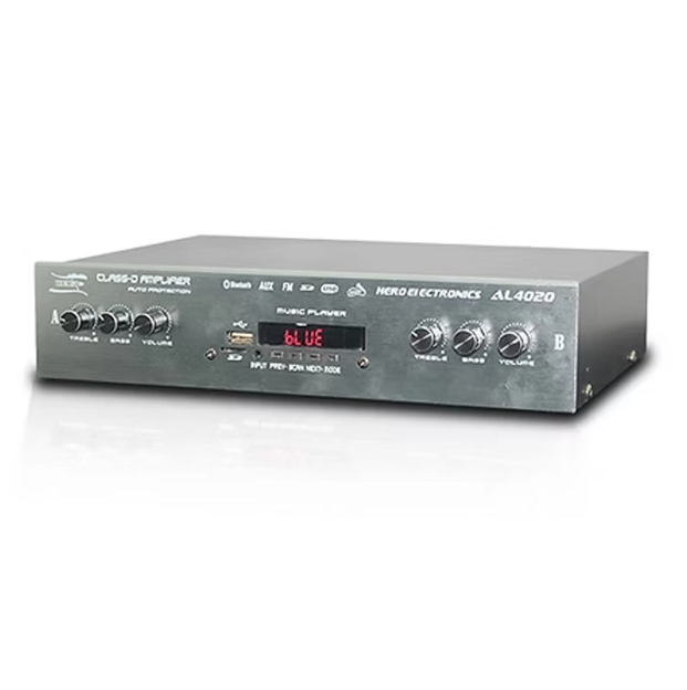أمبليفاير MASTER AL-4020D رقمي 4×20 وات مع بلوتوث وUSB