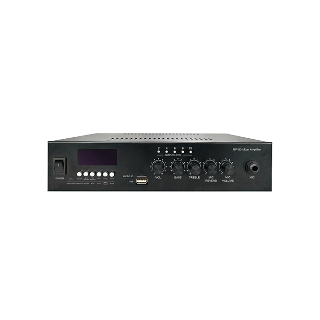 مضخم صوت ZABKZ PA160 بقدرة 60W متعدد الوظائف مع USB وBluetooth وFM
