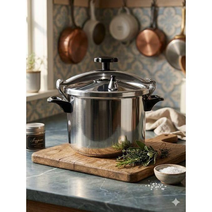 Aluminum Pressure Cooker 9L – Fast & Safe Cooking