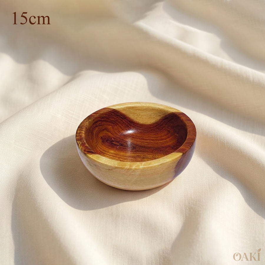 Rosewood Wooden Serving Bowl (15cm) - Handmade | OAKi