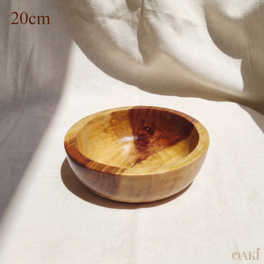 Rosewood Wooden Serving Bowl (20cm) - Handmade | OAKi