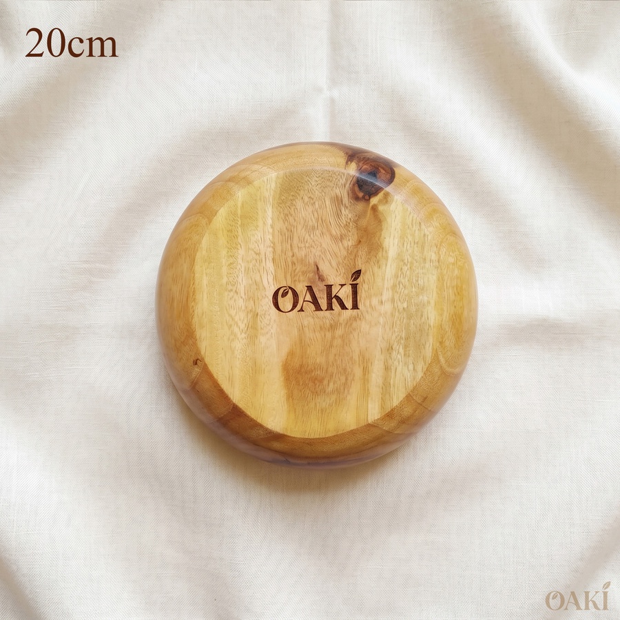 Rosewood Wooden Serving Bowl (20cm) - Handmade | OAKi
