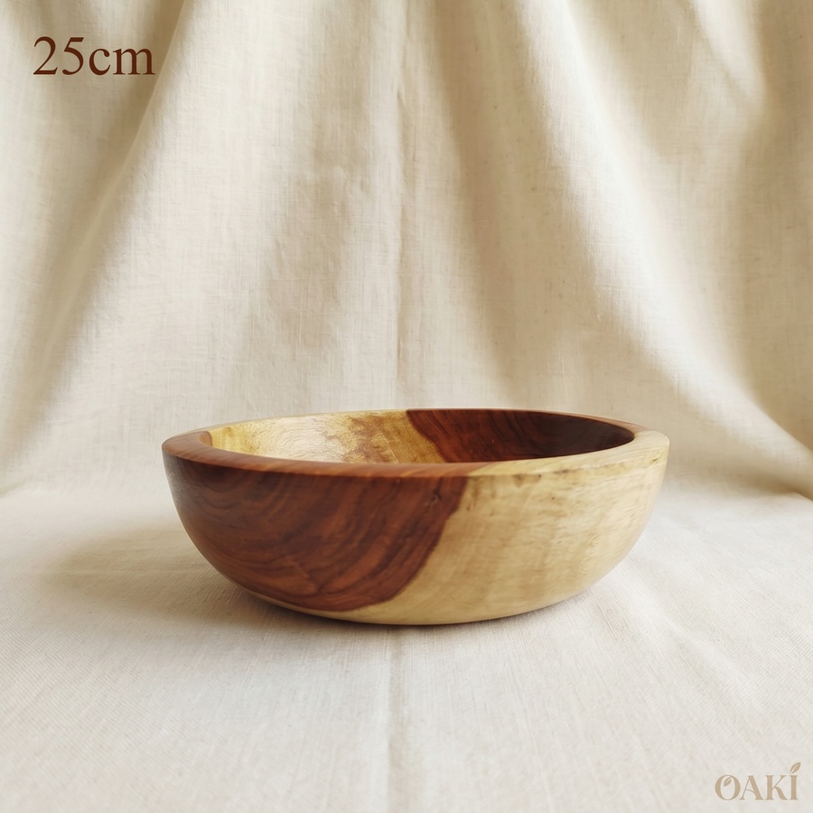 Rosewood Wooden Serving Bowl (25cm) - Handmade | OAKi