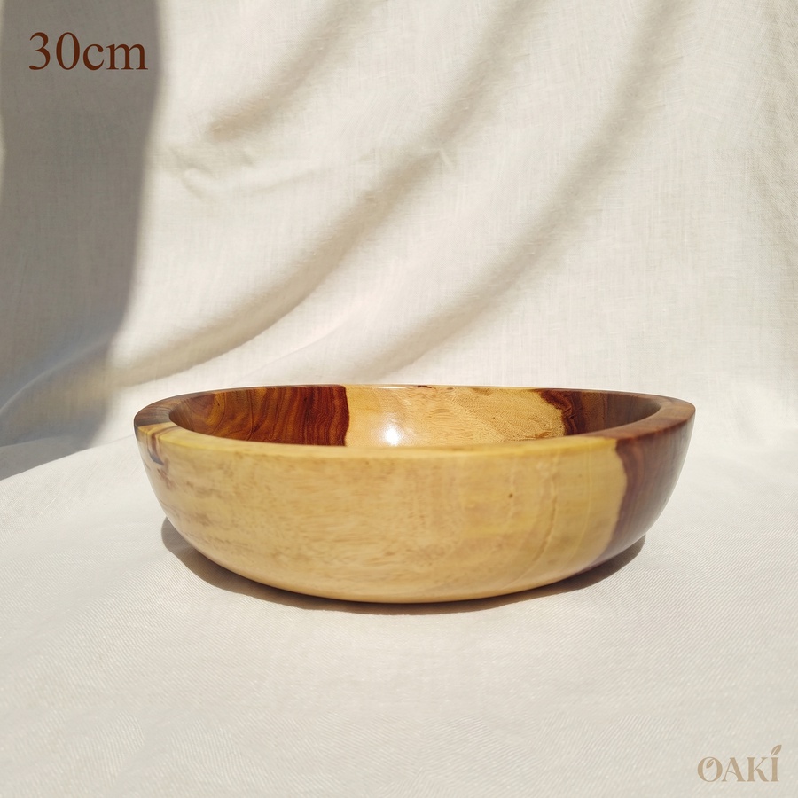 Rosewood Wooden Serving Bowl (30cm) - Handmade | OAKi