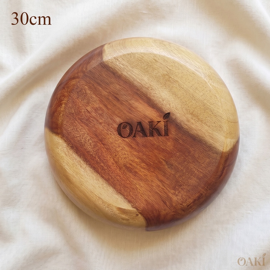 Rosewood Wooden Serving Bowl (30cm) - Handmade | OAKi