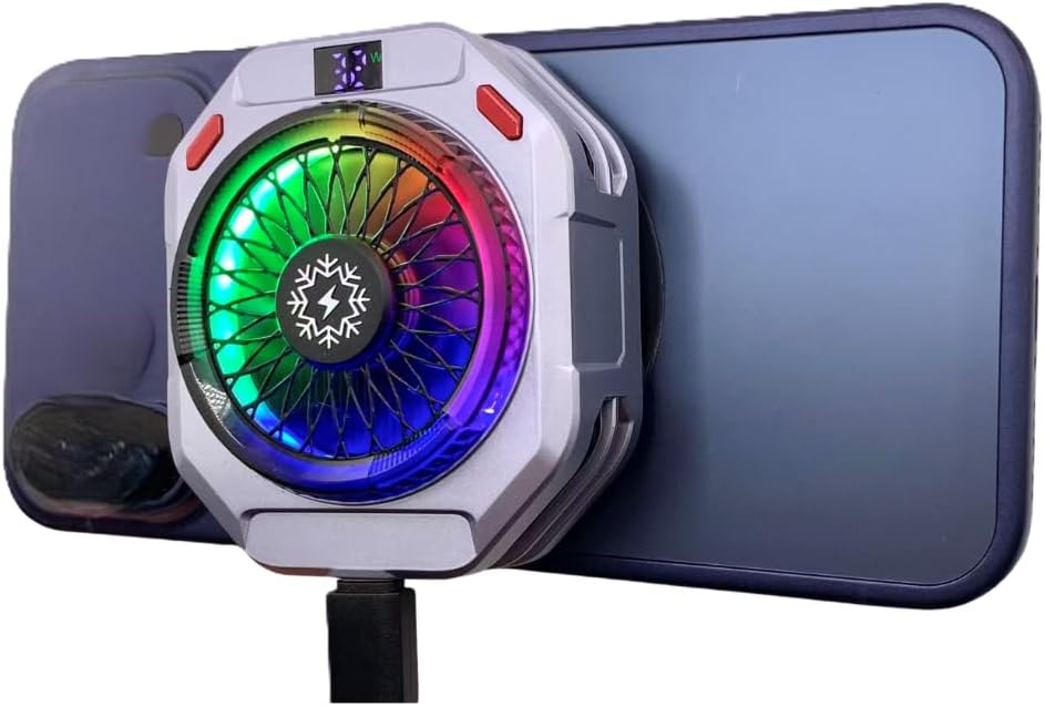 Semiconductor Phone Cooler 30W Powerful Cooling Smart Temperature Control 5 Adjustable Modes RGB Lights Extreme Cooling product thumbnail 5