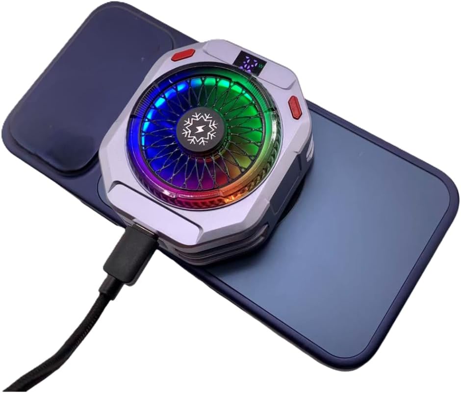 Semiconductor Phone Cooler 30W Powerful Cooling Smart Temperature Control 5 Adjustable Modes RGB Lights Extreme Cooling product thumbnail 9