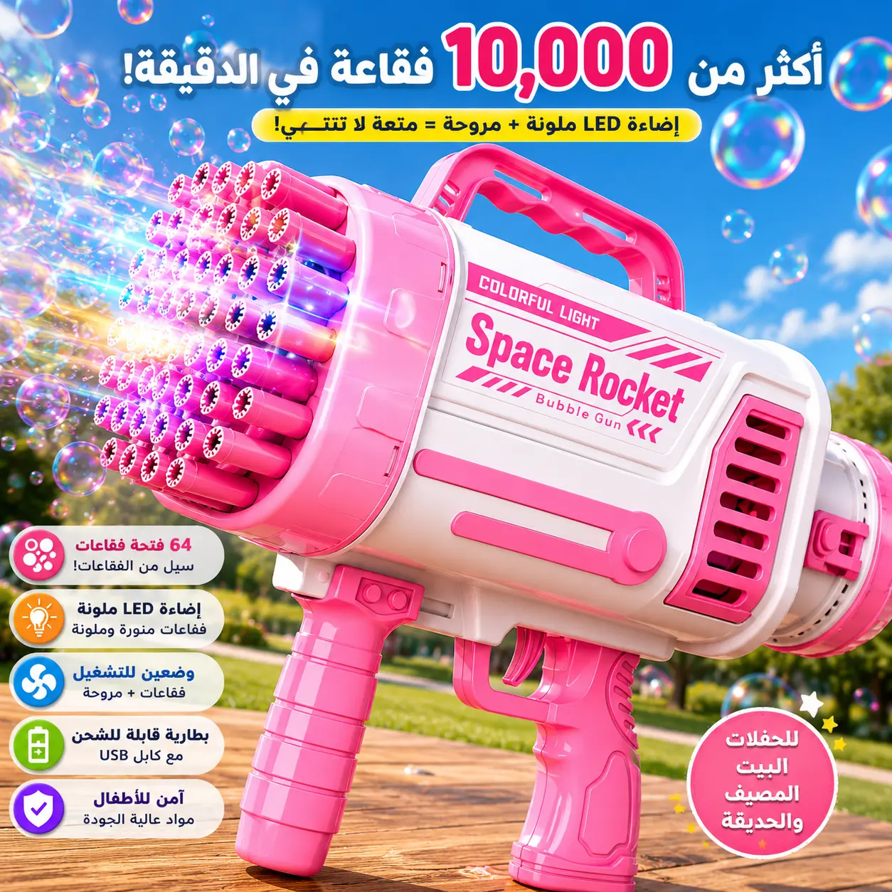 رشاش الفقاعات الكهربائي