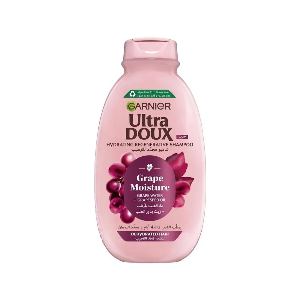 بلسم غارنييه الترا دو Garnier Ultra Doux لترطيب وتنعيم الشعر - تركيبة مغذية 360 مل