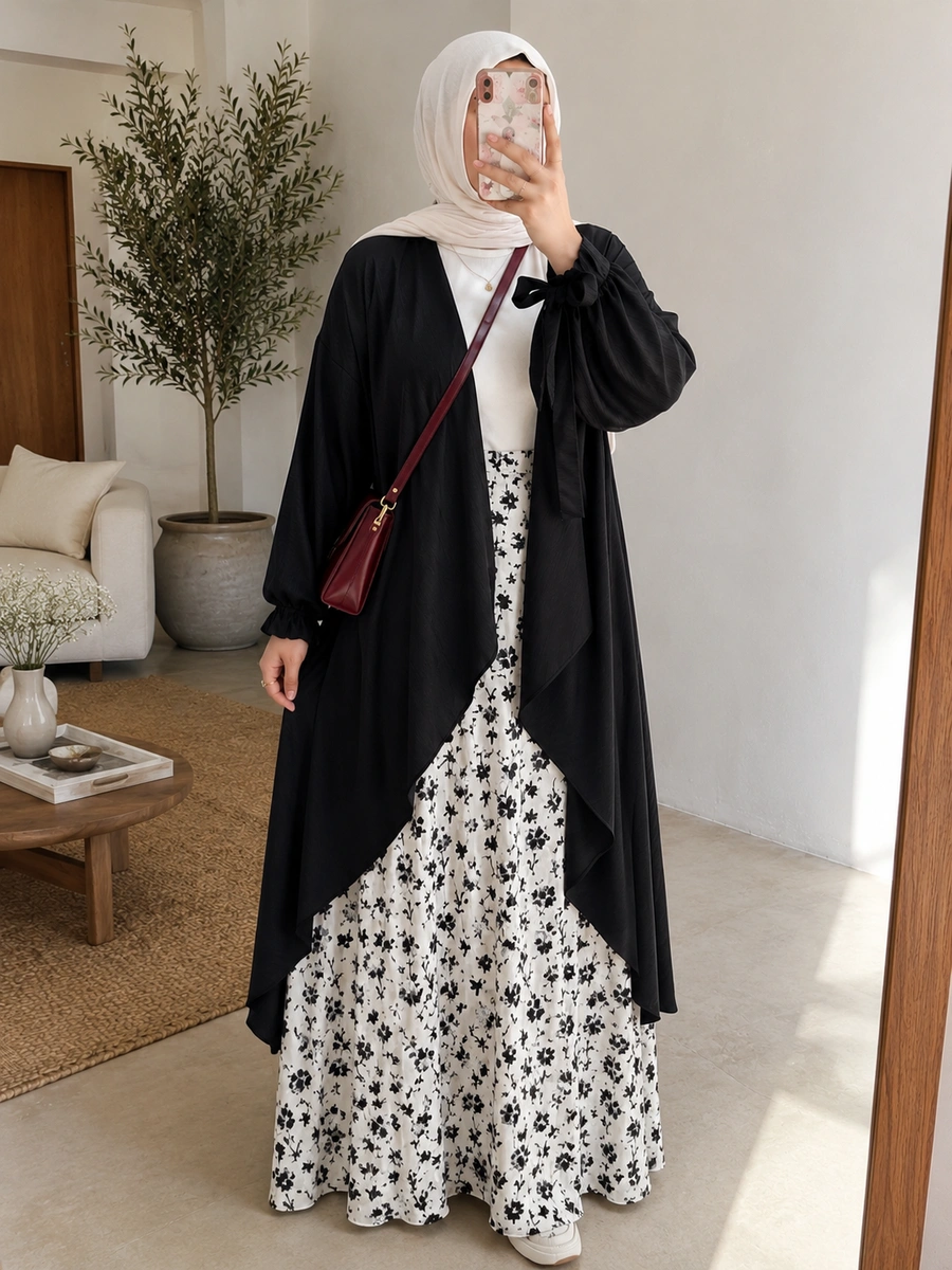 طقم كاجوال شيك مكوّن من ( كاردجان - جيبه - بلوزه ) 01