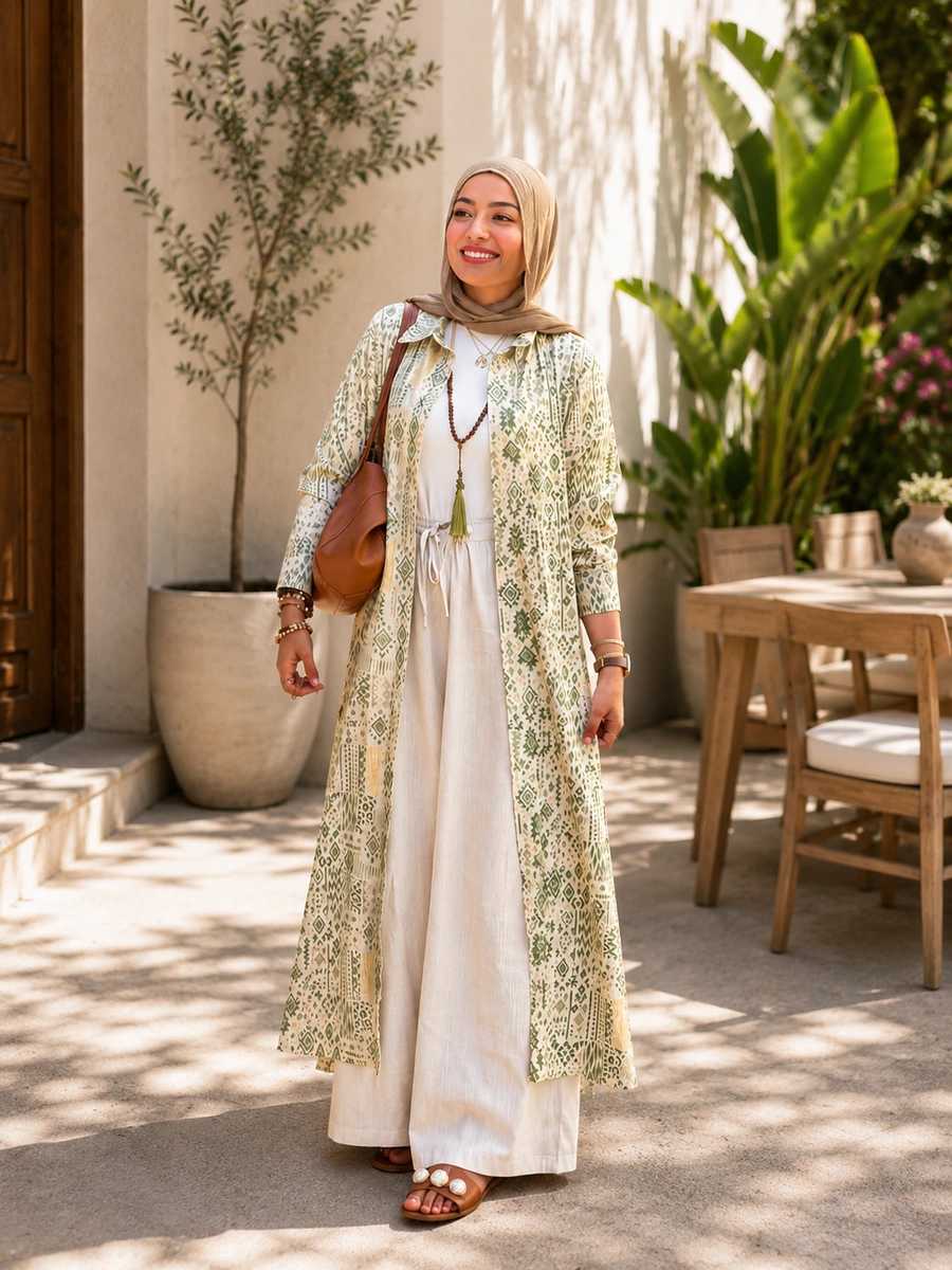 طقم كاجوال شيك مكوّن من ( كارديجان، بلوزة، وبنطلون ) 03