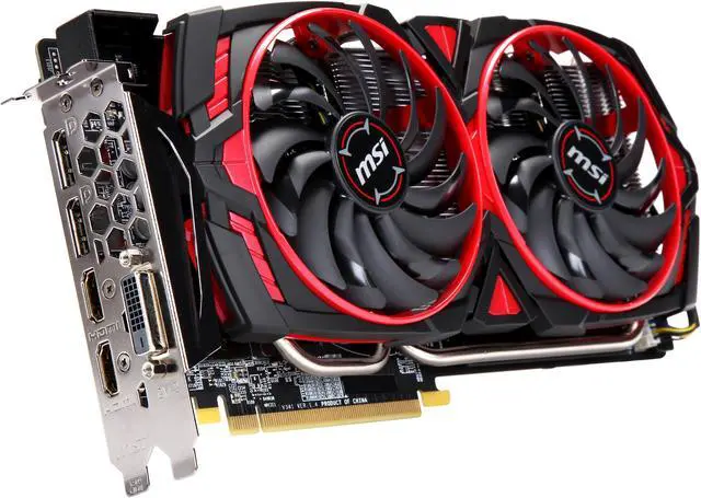 MSI Armor MK2 Radeon RX 570 8gb OC كسر زيرو برشامة المصنع