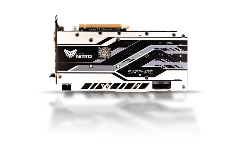 SAPPHIRE NITRO+ RX 570 8G DDR5 كسر زيرو برشامة المصنع كرتونة وكتالوجات