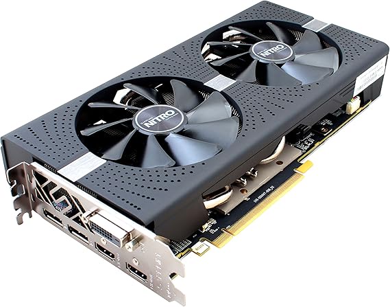 SAPPHIRE NITRO+ RX 570 8G DDR5 كسر زيرو برشامة المصنع كرتونة وكتالوجات