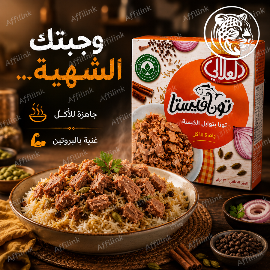 تونا فيستا بتوابل الكبسة – طعم عربي غني في كل لقمة