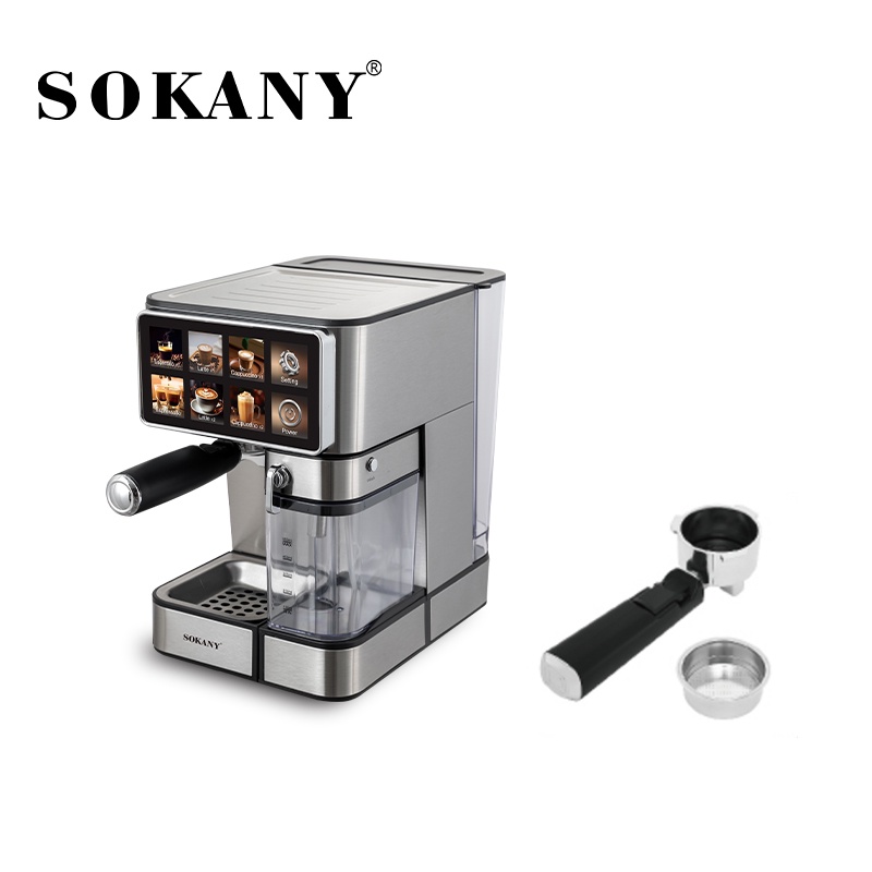 ماكينة قهوة اسبريسو 3×1 سوكاني 1.8 لتر 1800 وات 20 بار موديل SK-04041