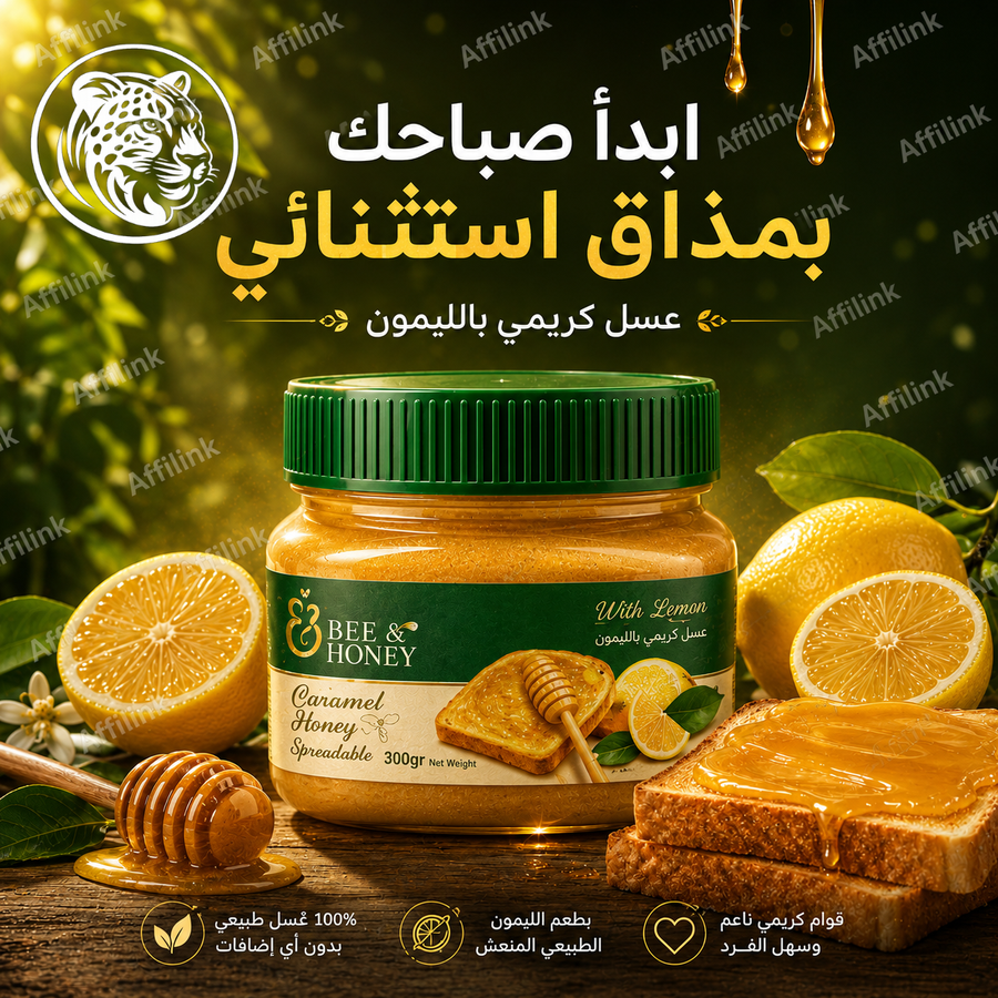 عسل كريمي بالفراولة الطبيعية – قوام ناعم ومذاق فاخر في كل ملعقة