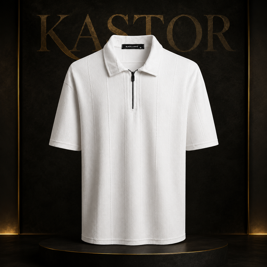 KASTOR | Marseille Zipper T-Shirt