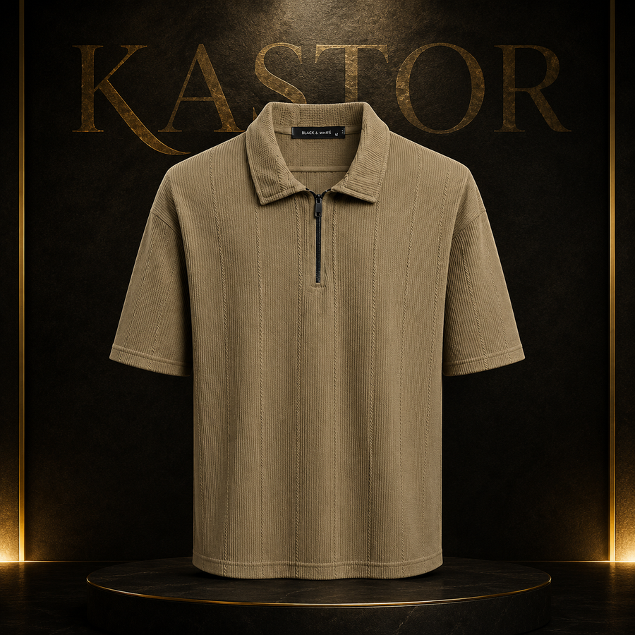 KASTOR | Marseille Zipper T-Shirt