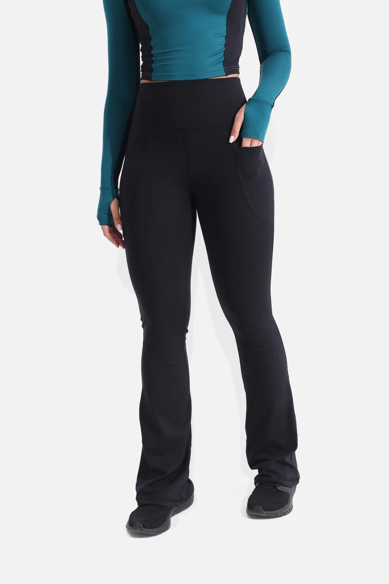Black Yoga Flare Pants