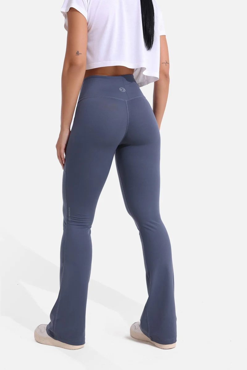 Grey Yoga Flare Pants