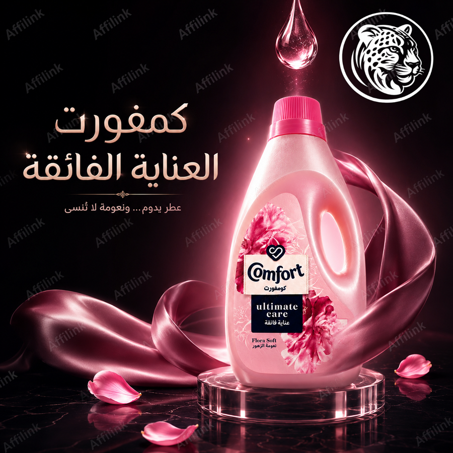 كمفورت العناية الفائقة – نعومة تدوم وعطر زهور يرافقك طوال اليوم