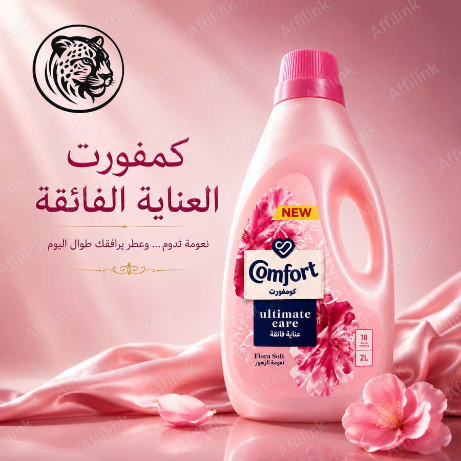 كمفورت العناية الفائقة – نعومة تدوم وعطر زهور يرافقك طوال اليوم