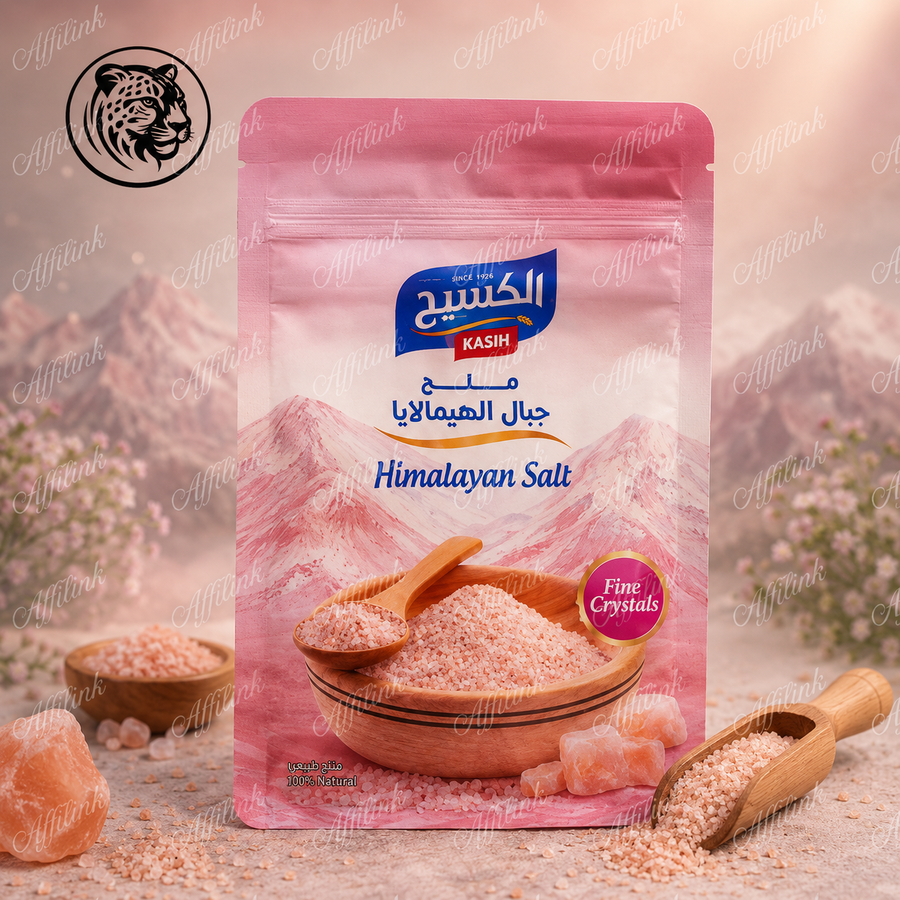 ملح الهيمالايا الوردي الطبيعي... نقاء الطبيعة ولمسة فاخرة لكل وصفة