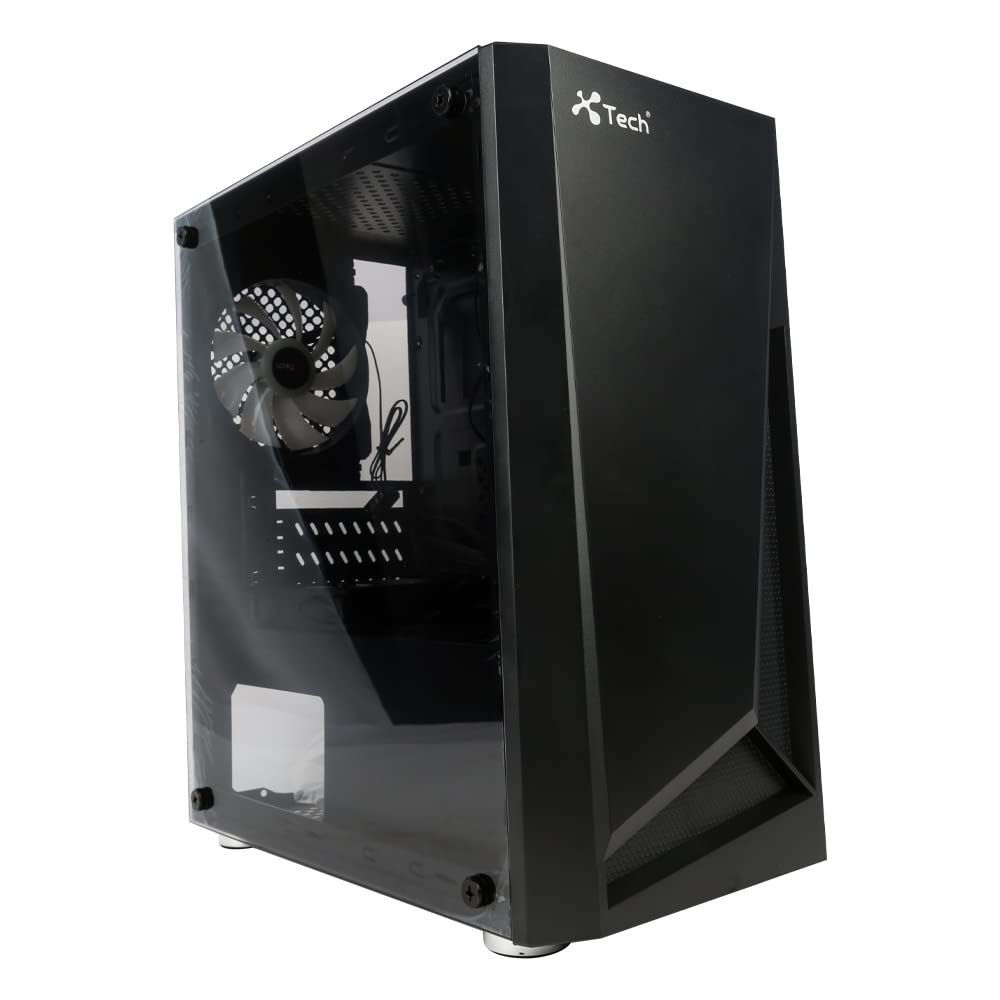 كيسة كمبيوتر جيمينج للتجميع X-Tech G350_2 RGB Mid Tower (فارغة)
